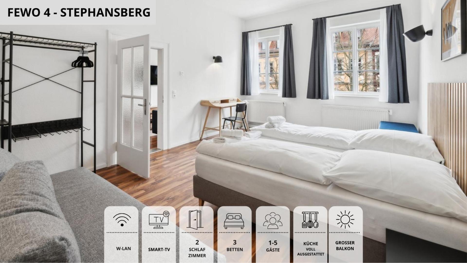Neu Kapapart15 - 6 Schoene Fewos Mit Einbaukueche, Bad Und Balkon In Der Altstadt Auf Bambergs Insel Exteriér fotografie