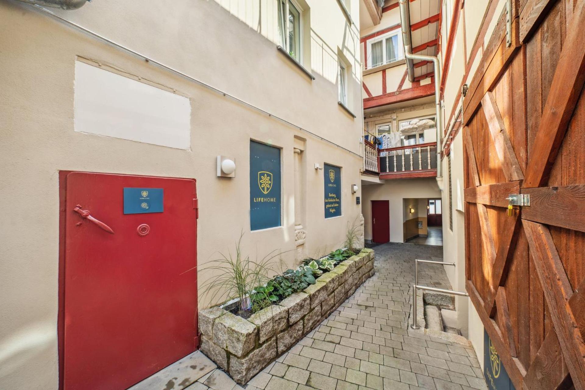 Neu Kapapart15 - 6 Schoene Fewos Mit Einbaukueche, Bad Und Balkon In Der Altstadt Auf Bambergs Insel Exteriér fotografie