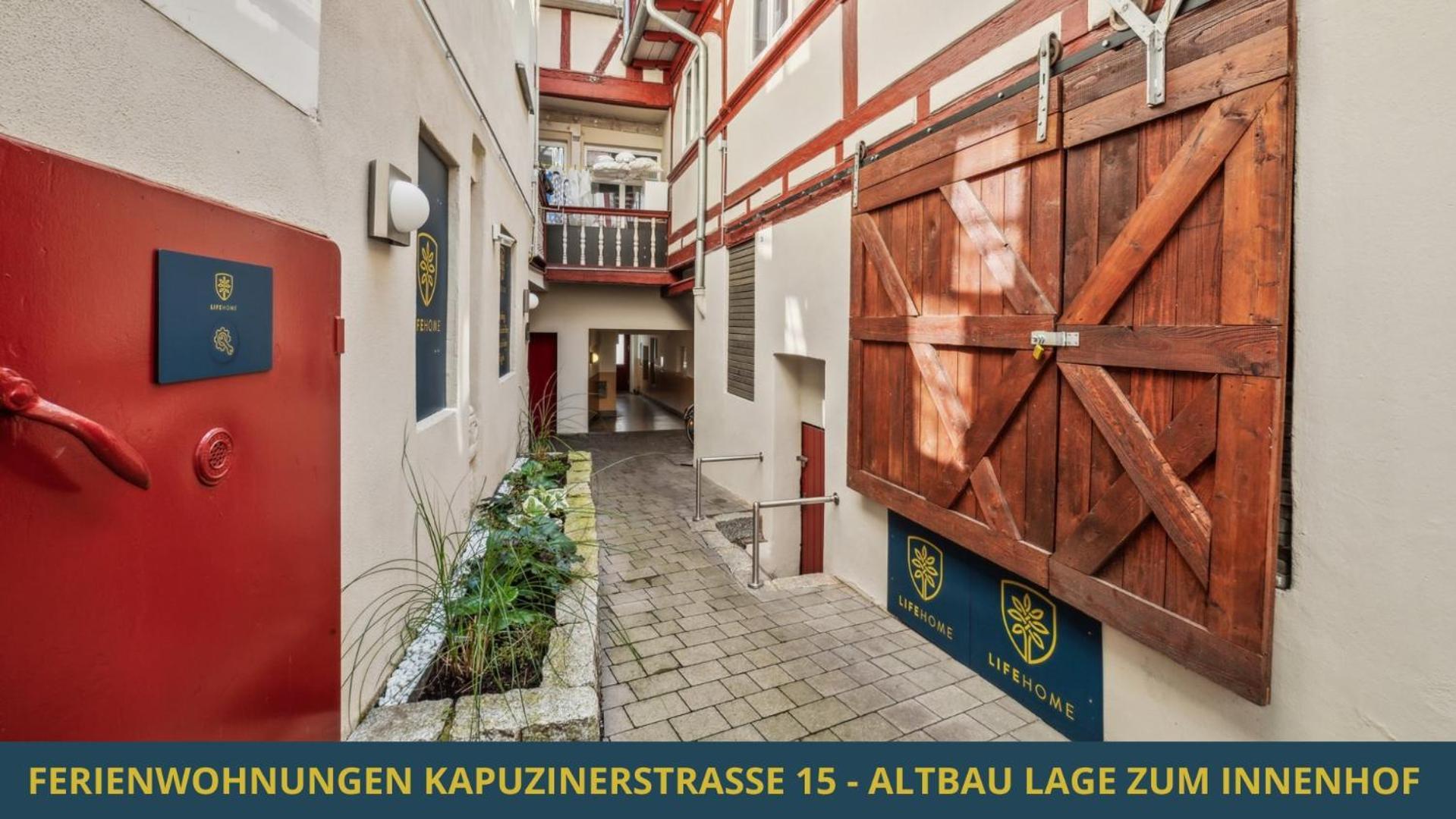 Neu Kapapart15 - 6 Schoene Fewos Mit Einbaukueche, Bad Und Balkon In Der Altstadt Auf Bambergs Insel Exteriér fotografie